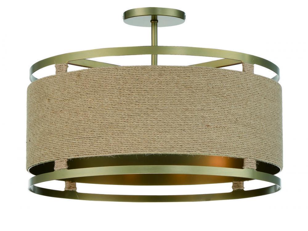 Minka-Lavery Windward Passage Semi Flush Mount - Thumbnail 2