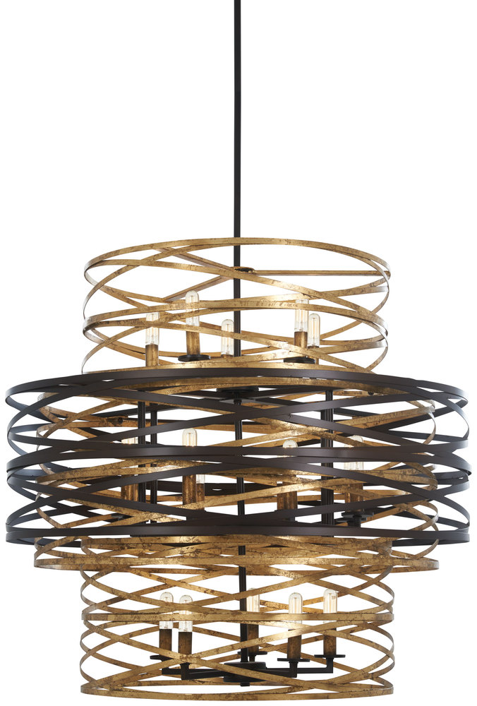 Minka-Lavery Vortic Flow Chandelier - Thumbnail 4