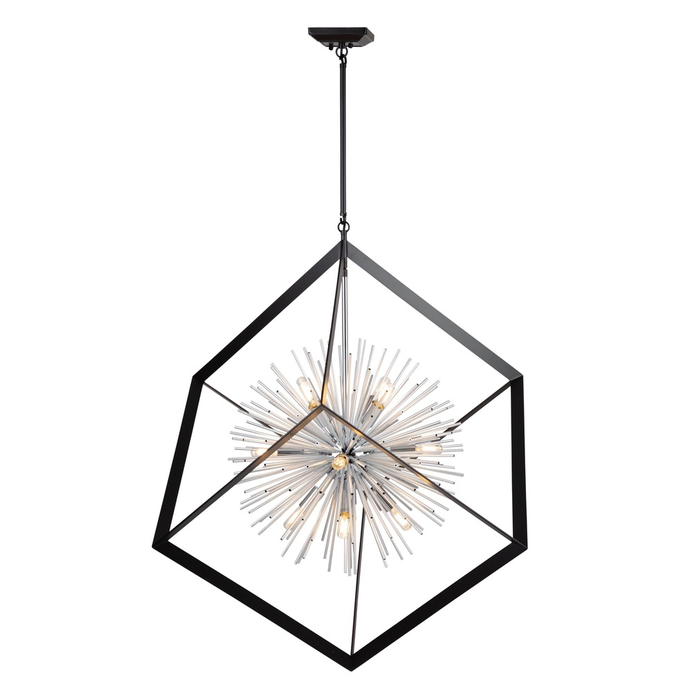 Artcraft Sunburst Chandelier - Thumbnail 3