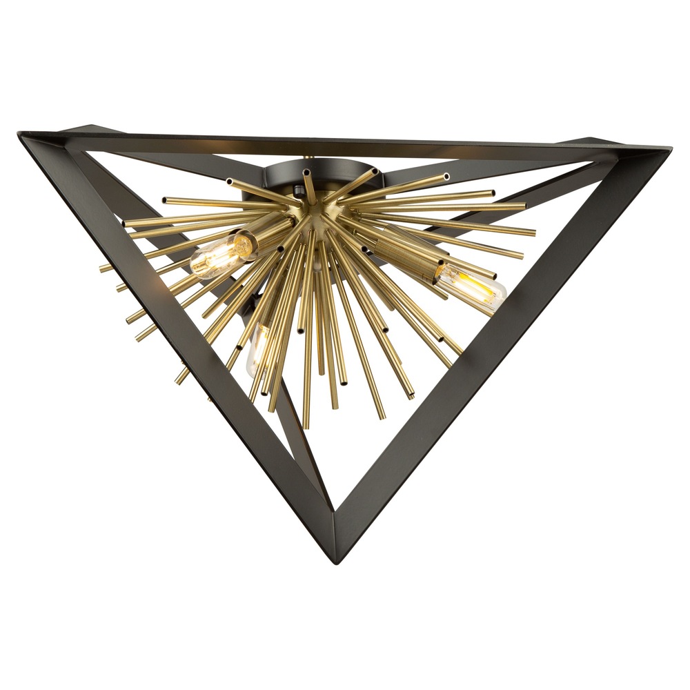Artcraft Sunburst Flush Mount - Thumbnail 4