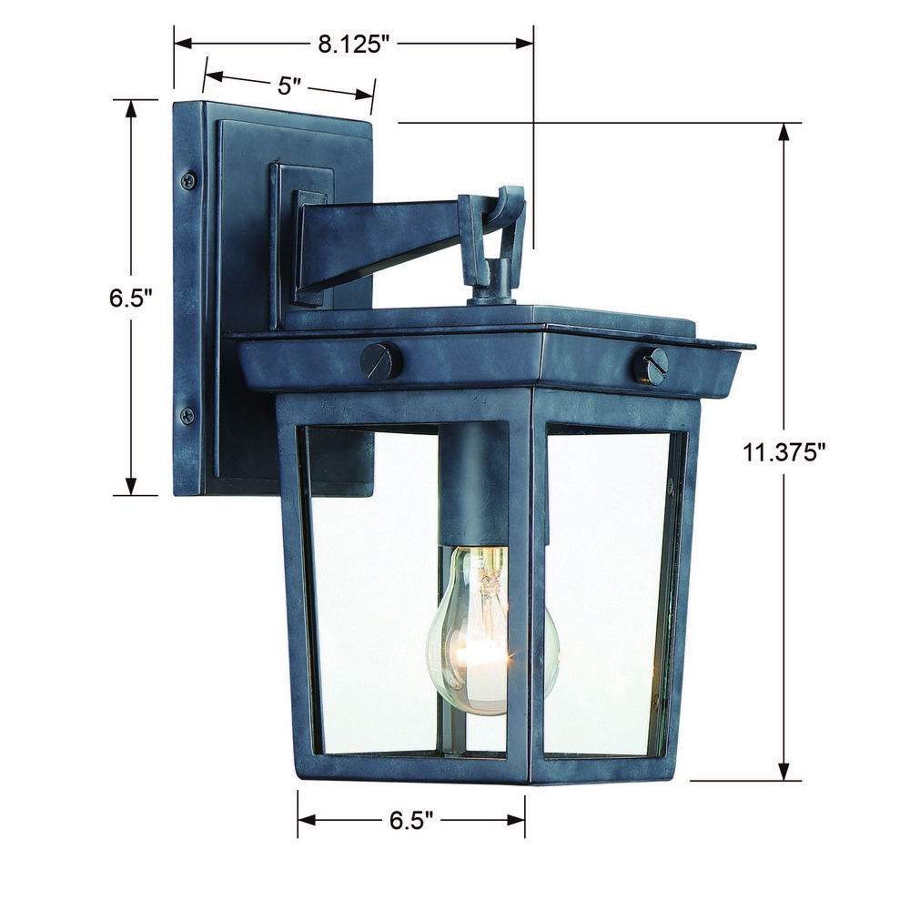 Crystorama Belmont Outdoor Wall Sconce - Thumbnail 2