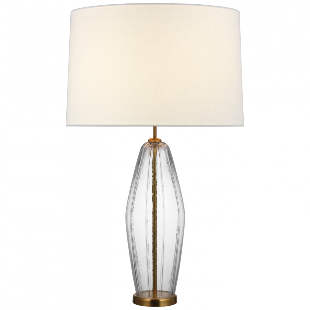 wat betreft Aan boord Verblinding Everleigh Large Fluted Table Lamp : KS 3132CG-L | Aura Lighting