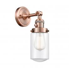 Innovations Lighting 203SW-AC-G312-LED - Dover - 1 Light - 5 inch - Antique Copper - Sconce