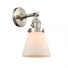 Innovations Lighting 203SW-SN-G61-LED - Cone - 1 Light - 6 inch - Brushed Satin Nickel - Sconce
