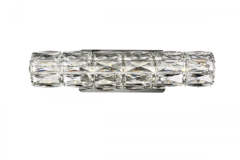 Valetta Integrated LED chip light Chrome Wall Sconce - Thumbnail 2