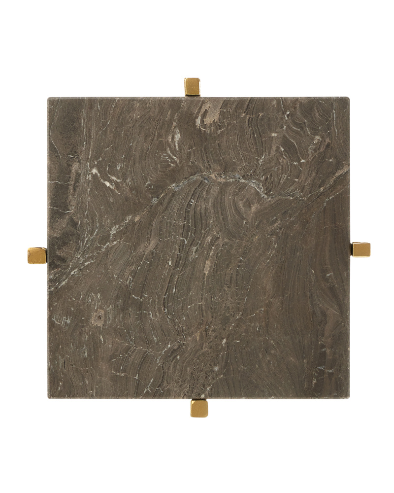 Currey Flying Marble Drinks Table